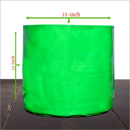 Picture of 15 X 12 Inch(Dia X Height) HDPE Grow Bag(Round) - 220 GSM